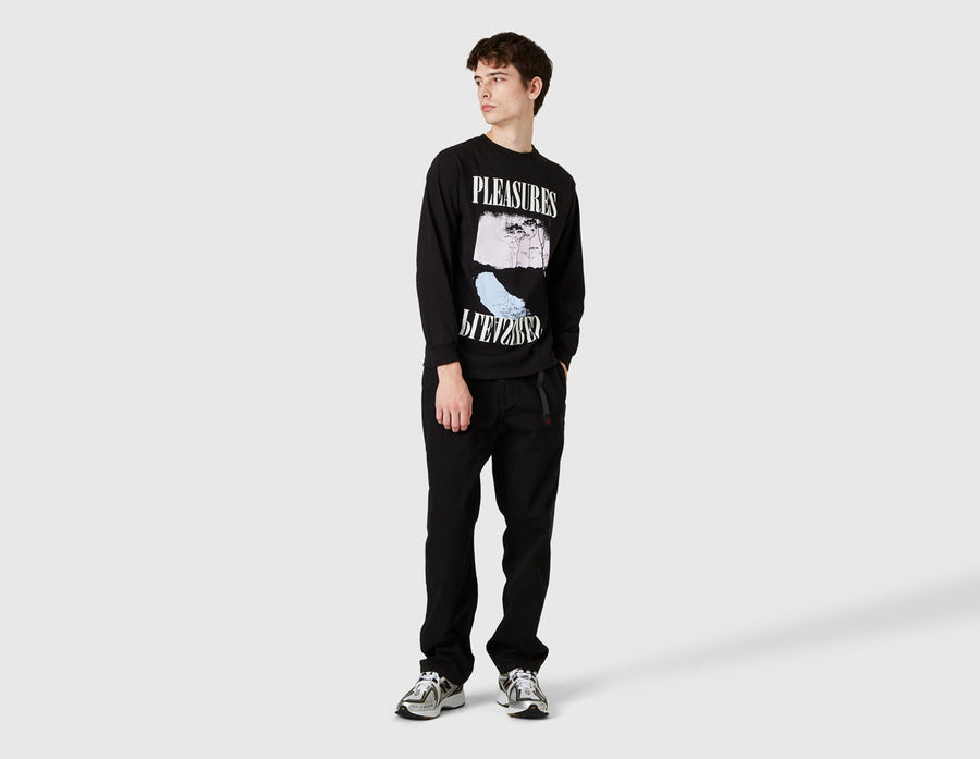 Pleasures River Long Sleeve T-shirt / Black