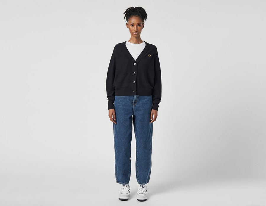 Fred Perry Women’s Cable Knit Cardigan  / Black