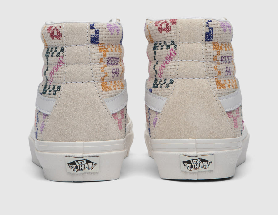 Vans Women's SK8-HI 38 DX Stitched Together Classic White