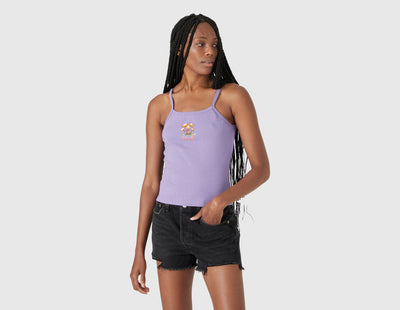 HUF Women's Shroom Knit Tank / Violet